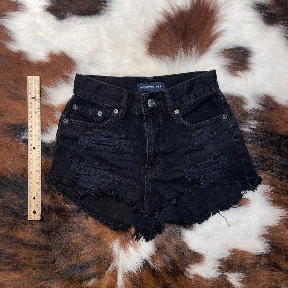 Black Ripped Festival Shorts